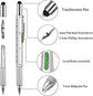 1Pc 7-In-1 Multi Tool Stylus Pen Screwdriver Ruler Level Touch - NEW
