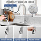 Filter Water Kitchen Faucet with Pull down Sprayer, Brushed Nickel Stainless