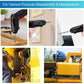 3.6V Cordless Electric Screwdriver Set USB Charging 3Nm Screw Gun with LED Light