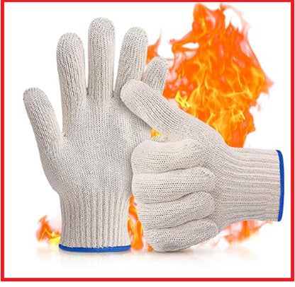 Heat Resistant Cooking Gloves - BBQ Kitchen Gloves Grill 932Â°F Heat Resistan.**