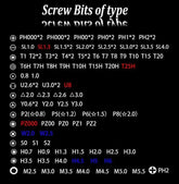 Magnetic Screwdriver Bit Set for Iphone Macbook Tool Kit Set Repair Watch 117PCS