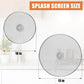 2-Pack Splatter Screens for Frying Pan - Stainless Steel Grease Splatter Guard W