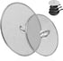 2-Pack Splatter Screens for Frying Pan - Stainless Steel Grease Splatter Guard W