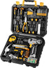 Tool Set：Tool Kit with 8V Cordless Drill,Tool Box with Drill,Hand Drill Set for Men & Women,Home Tool Kits for House Repair,Handyman,Diy 126 Piece