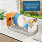 Dish Drying Rack for Small Kitchen Counter, 304 Stainless Steel Small Dish Ra...