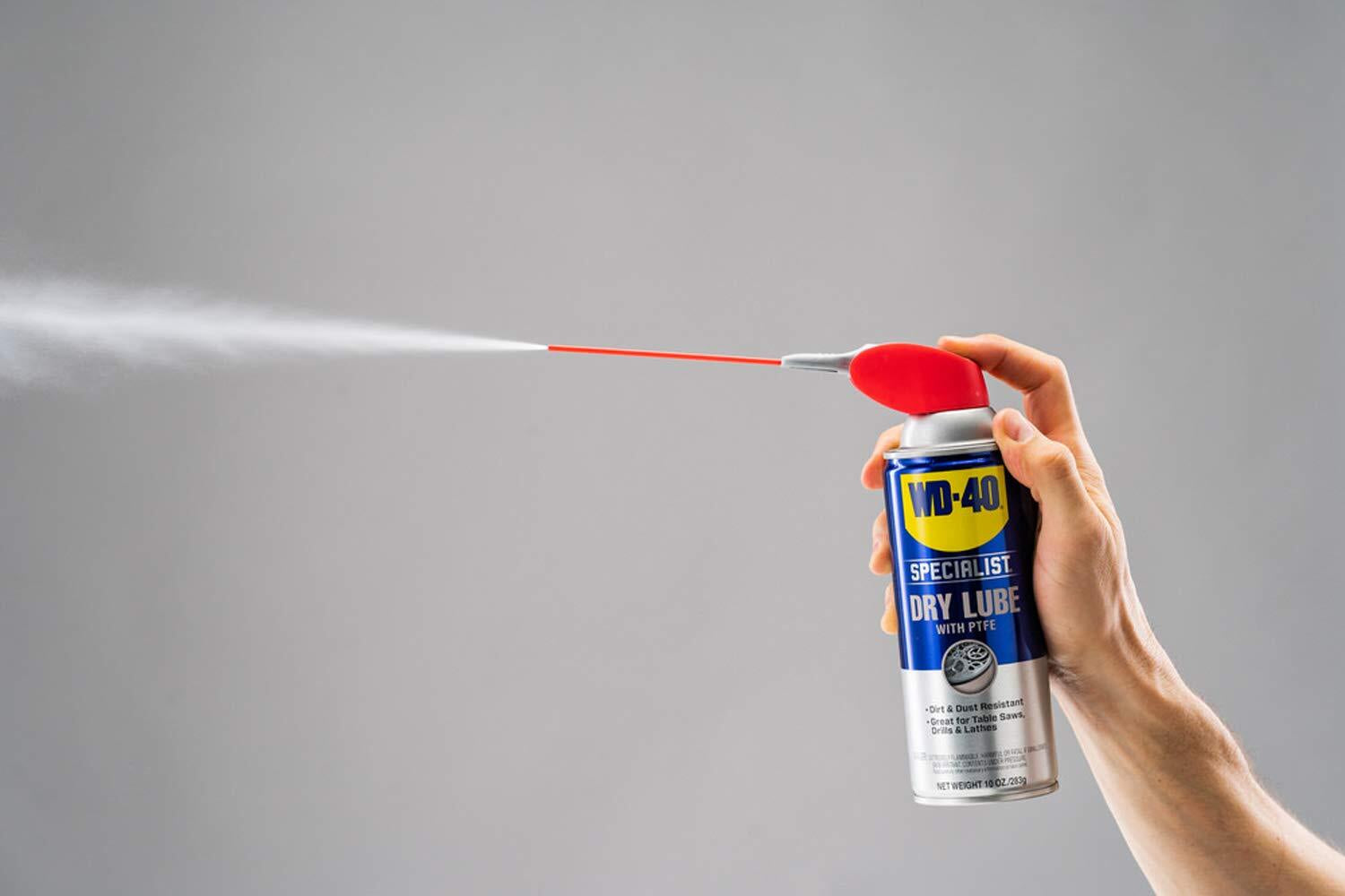 WD 40 Specialist Dry Lube PTFE Spray Twin Pack 10 OZ Non-Greasy Lubricant