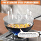 2-Pack Splatter Screens for Frying Pan - Stainless Steel Grease Splatter Guard W