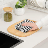 Cotton Dish Towels Cloths for Kitchen Drying Dishes, Lattice Terry Kitchen Towel