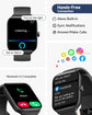 2025 Smart Watch for Men/Women, Waterproof Smartwatch Bluetooth Iphone Android