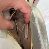 Michael Kors Mercer Messenger Medium Crossbody Bag Vanilla Powder Blush