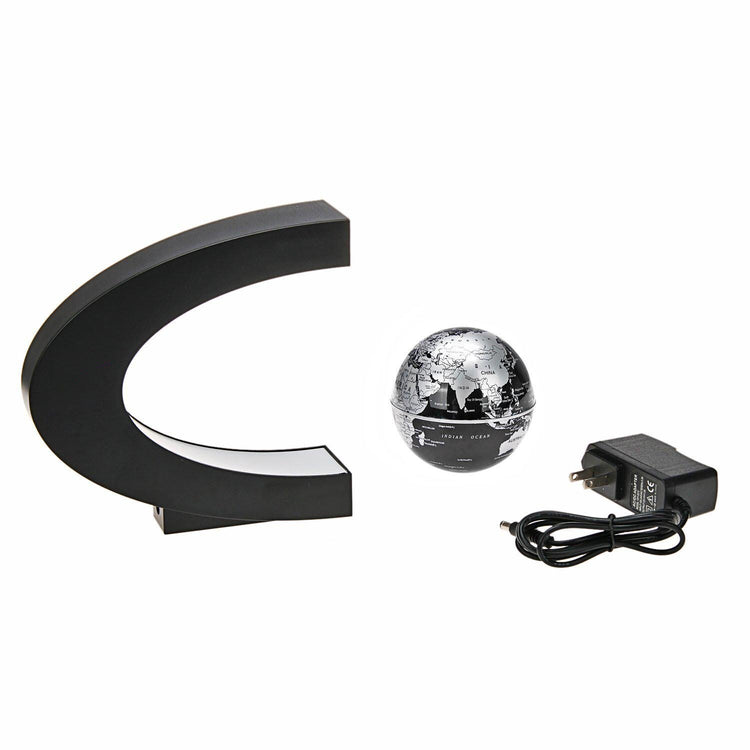 Perpetual Motion Floating Globe Home Office Desk Toy Decoration Rotating Magneti