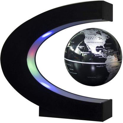 Perpetual Motion Floating Globe Home Office Desk Toy Decoration Rotating Magneti