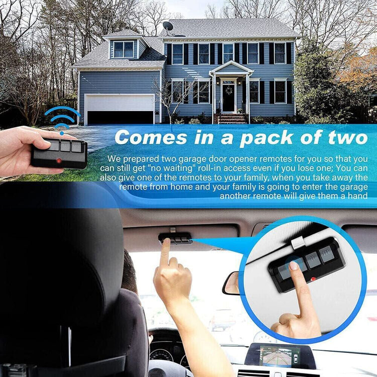 2 for Chamberlain Liftmaster Garage Door Opener Remote 893LM 953EV-P2 Learn