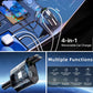 Retractable Car Charger 4In1 Fast Car Phone 16 Charger 120W USB Type C Cable Lot