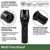 Ecogear FX TK120 LED Tactical Flashlight with Strobe