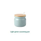 Ceramic Spice Rack Salt Shaker and Pepper Shaker Oil Bottle Set Kitchen Household Supplies for Spices Storage Jar with Cover