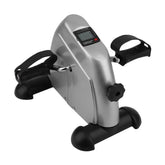 Mini Exercise Bike, Himaly under Desk Bike Pedal Exerciser Portable Foot Cycle Arm & Leg Peddler Machine with LCD Screen Displays