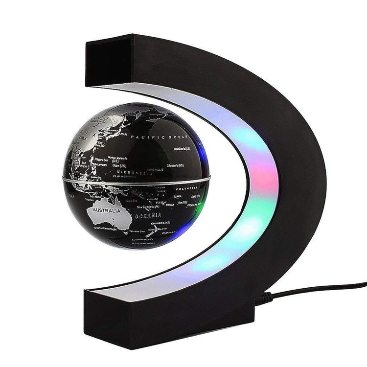 Perpetual Motion Floating Globe Home Office Desk Toy Decoration Rotating Magneti