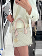 Michael Kors Mercer Messenger Medium Crossbody Bag Vanilla Powder Blush