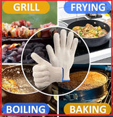 Heat Resistant Cooking Gloves - BBQ Kitchen Gloves Grill 932Â°F Heat Resistan.**