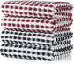 Cotton Dish Towels Cloths for Kitchen Drying Dishes, Lattice Terry Kitchen Towel