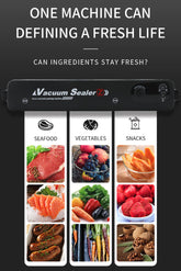 Vacuum Sealer Machine Food Preservation Storage Saver Automatic with Seal Bag