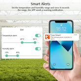 Wifi Thermometer, Humidity Meter with Smart Alert and Data Storage, Temperatu...